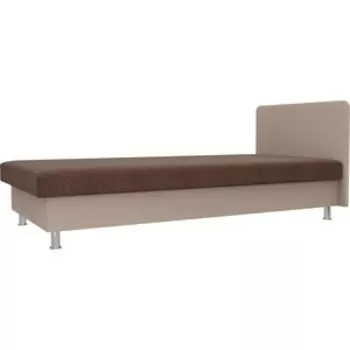 Кровать Лига Диванов Мальта рогожка коричневый/бежевый