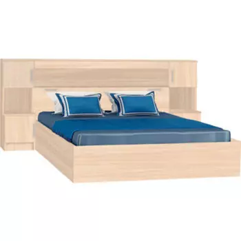 Кровать МДК КРЗ14 дуб млечный