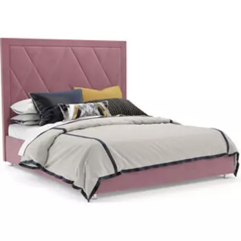 Кровать Mebel Ars Треви 140 см (велюр пудра НВ-178 18)