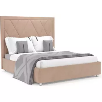 Кровать Mebel Ars Треви 160 см (бежевый - Luna 061)