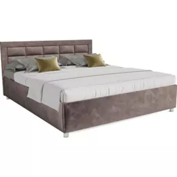 Кровать Mebel Ars Версаль 160 см (бархат шоколадный STAR VELVET 60 COFFEE)