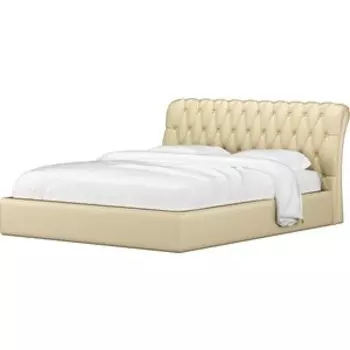 Кровать Мебелико Сицилия эко-кожа бежевый