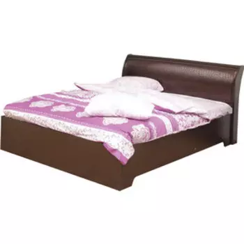 Кровать Олимп 06.297 Мона венге/крок коричневый с откидным механизмом 200x160