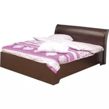 Кровать Олимп 06.298 Мона венге/крок коричневый с откидным механизмом 200x140