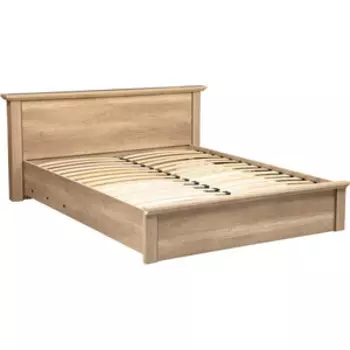 Кровать ОЛМЕКО 39.05-02 Антика 160 дуб каньон/профиль: Masa Decor дуб каньон/профиль: Kroning дуб каньон патина JST