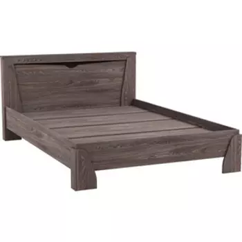 Кровать с настилом Олимп 33.08 Лючия 1200 ясень анкор темный/белый/венге