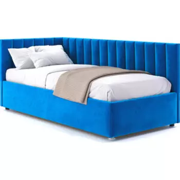 Кровать с подъемным механизмом Это мебель Negga Mellisa 90 Угловая ЛЕВАЯ Velutto 45 (НФ-00010574)