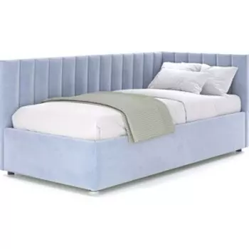 Кровать с подъемным механизмом Это мебель Negga Mellisa 180 Угловая ПРАВАЯ Velutto 50 (НФ-00010728)