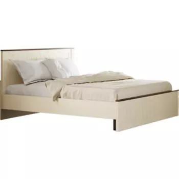 Кровать с подъемным механизмом ОЛМЕКО 37.25-01 Прованс 140 бежевый/дуб кальяри/профиль: Masa Decor слоновая кость