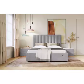 Кровать Сильва Ingrid 1600 модель 312 ультра смог (SLV101815)