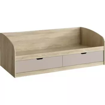 Кровать Сильва НМ 008.63-01 акварель дуб сонома/капучино