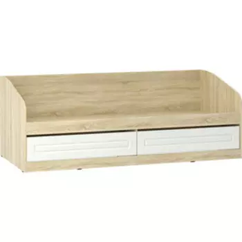 Кровать Сильва Оливия НМ 041,50-01 белое дерево/дуб сонома (SLV101574)