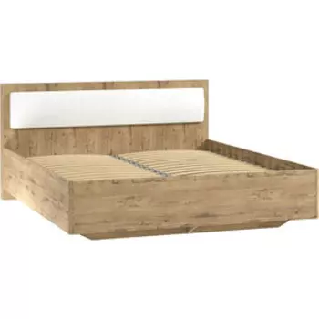 Кровать Сильва Virginia НМ 011,52-01 бум айс/дуб бунратти (SLV101530)