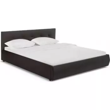 Кровать Woodville Афродита 180 х 200 см с ПМ эко кожа коричневая (353602)
