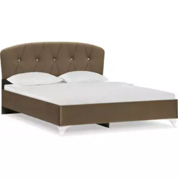 Кровать Woodville Алберто 160х200 Ажур 22 коричневая (398912)