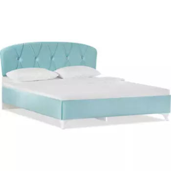 Кровать Woodville Алберто 160х200 Ажур 38 бирюза (398913)
