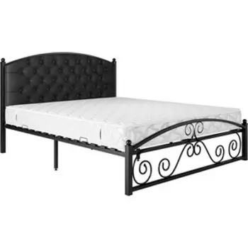 Кровать Woodville Борнео 180х200 черная (482045)