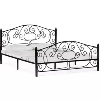 Кровать Woodville Викси 180х200 черная (482084)