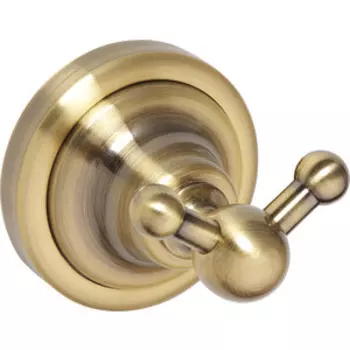 Крючок Bemeta Retro двойной, бронза (144106037)