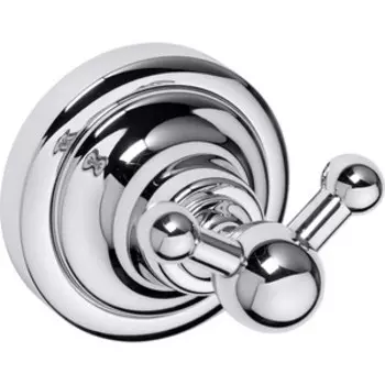 Крючок Bemeta Retro двойной, хром (144306032)