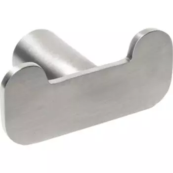 Крючок двойной Mediclinics Aura нержавеющая сталь матовая (AI2318CS)