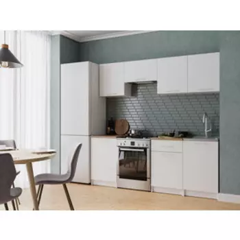 Кухня Mebel Ars Адель 2,1 м (белый)