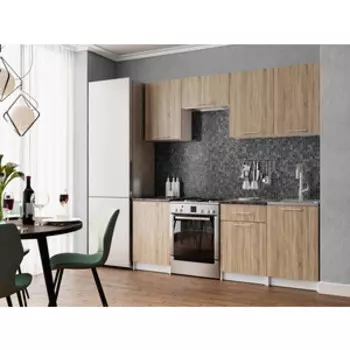 Кухня Mebel Ars Адель 2,1 м (дуб сонома)