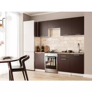 Кухня Mebel Ars Адель 2,1 м (венге цаво)