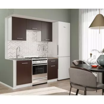 Кухня Mebel Ars Елена 1,6 м (венге цаво)