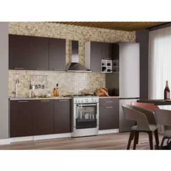 Кухня Mebel Ars Глория 1,9 м (венге цаво)