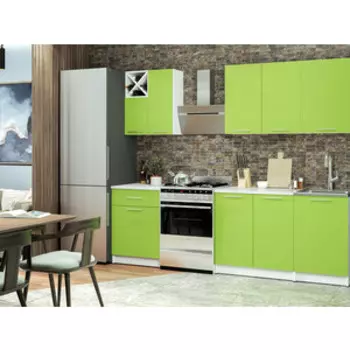 Кухня Mebel Ars Милана 1,9 м (лайм)