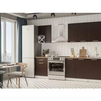 Кухня Mebel Ars Милана 1,9 м (венге цаво)