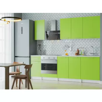 Кухня Mebel Ars Моника 2,4 м (лайм)