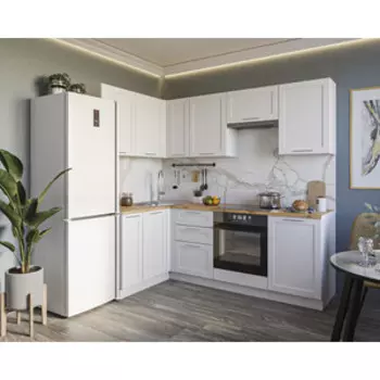 Кухня Mebel Ars Тарсия акация белая