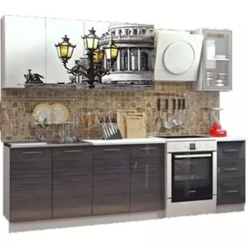 Кухня ПВХ с фотопечатью Миф Питер 2.0
