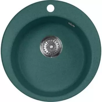 Кухонная мойка AquaGranitEx M-05 (305) зеленый