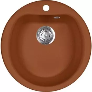 Кухонная мойка AquaGranitEx M-07 (307) терракот