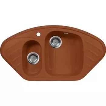 Кухонная мойка AquaGranitEx M-14 (307) терракот