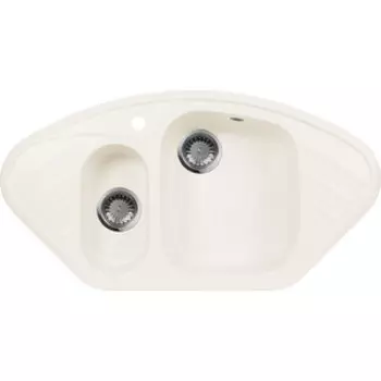 Кухонная мойка AquaGranitEx M-14 (331) белый