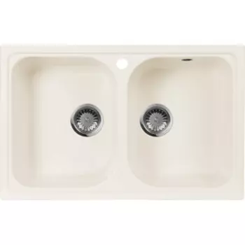 Кухонная мойка AquaGranitEx M-15 (331) белый