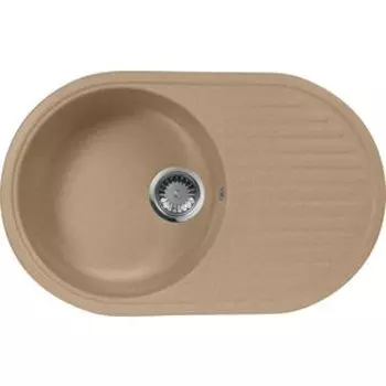 Кухонная мойка AquaGranitEx M-18 (302) песочный