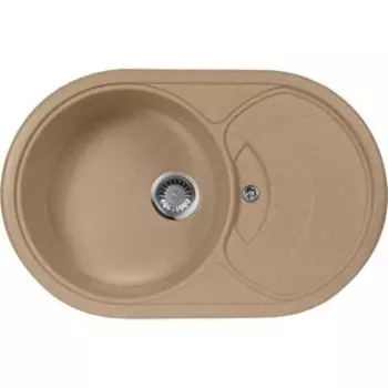 Кухонная мойка AquaGranitEx M-18S (302) песочный
