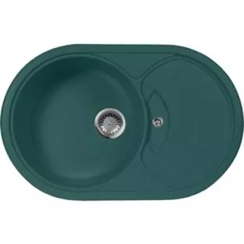Кухонная мойка AquaGranitEx M-18S (305) зеленый