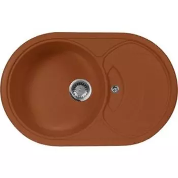 Кухонная мойка AquaGranitEx M-18S (307) терракот