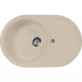 Кухонная мойка AquaGranitEx M-18S (328) бежевый