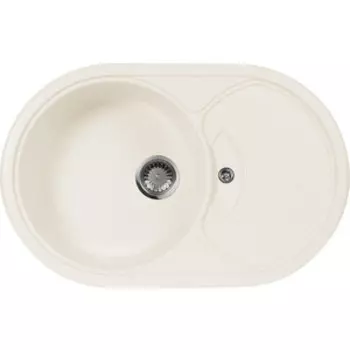 Кухонная мойка AquaGranitEx M-18S (331) белый