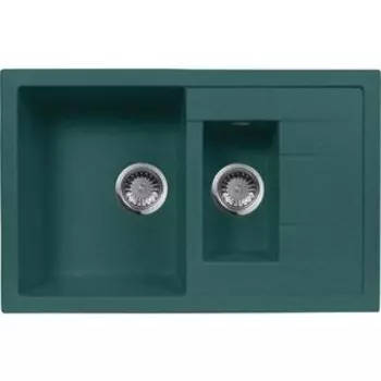 Кухонная мойка AquaGranitEx M-21K (305) зеленый