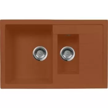 Кухонная мойка AquaGranitEx M-21K (307) терракот