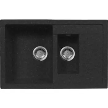 Кухонная мойка AquaGranitEx M-21K (308) черный
