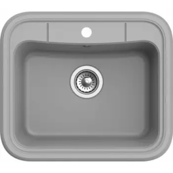 Кухонная мойка Ewigstein Antik A-60 серый металлик